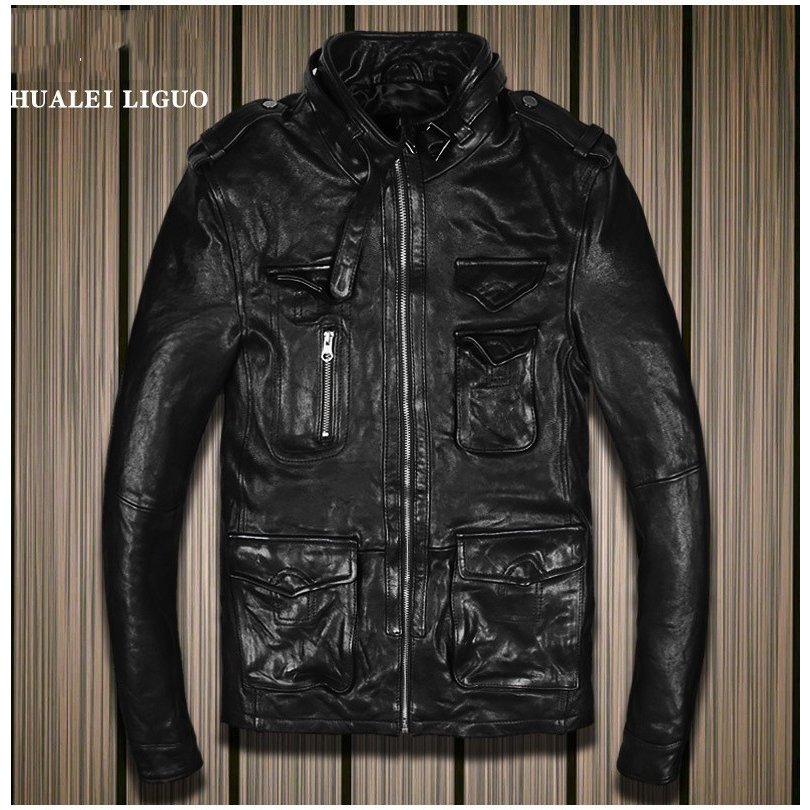 バイクジャケット　ライダースジャケット　本革　レザージャケット　ジャケット　革ジャン　新品メンズ　高 17,628円