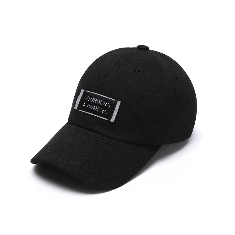 い出のひと時に、とびきりのおしゃれを！ アイドル [K-POP 着用] 帽子 韓国 BLACK BALLCAP LABEL BASIC キャップ -  aegis.qa