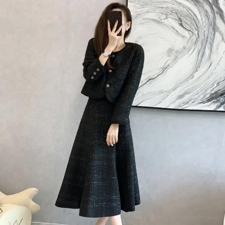 【送料無料】ママスーツレディーススカートスーツジャケットロングスカート上下セット春秋無地2点セットフォーマル結婚式スーツ就活スーツ卒業式入学式入園式スーツ通勤OL