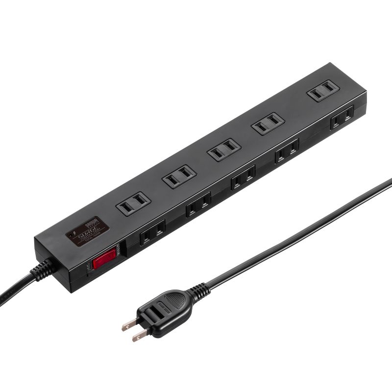 （まとめ買い）雷ガードタップ 10個口 1m ブラック TAP-SP2110N-1BK [x3]