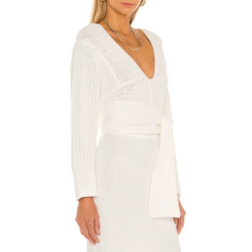 クーポン Vネック セーター 長袖 リブニット リブセーター レディース ニット インナー プルオーバー トップス カットソー きれいめ おしゃれ かわいい 着痩せ 長袖Tシャツ インナーセーター イ