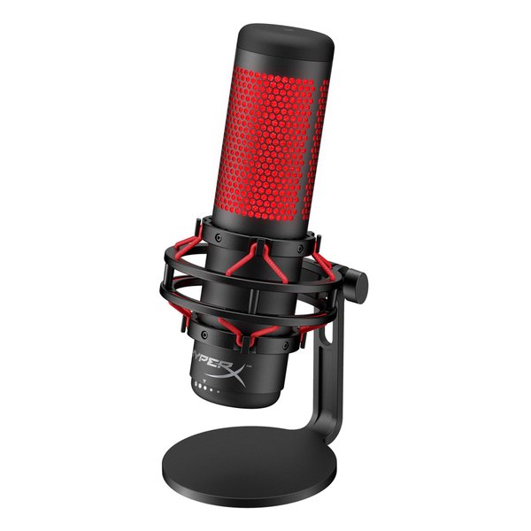 HyperX QuadCast スタンドアロンマイク HX-MICQC-BK 4P5P6AA