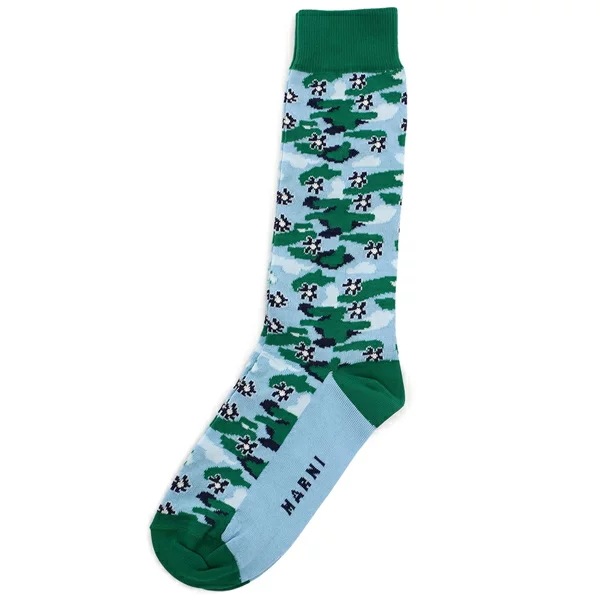 靴下 ソックス ブルー グリーン マルチ レディース SKMC0150Q0 UFC125 FLB39