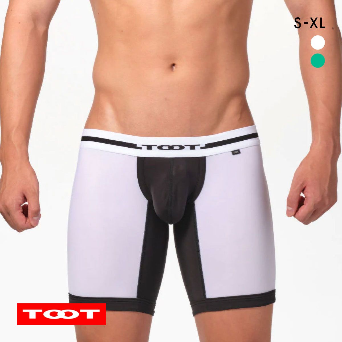 トゥート TOOT トライバル ロングボクサーパンツ メンズ 前とじ LB23A009 ストレッチナ