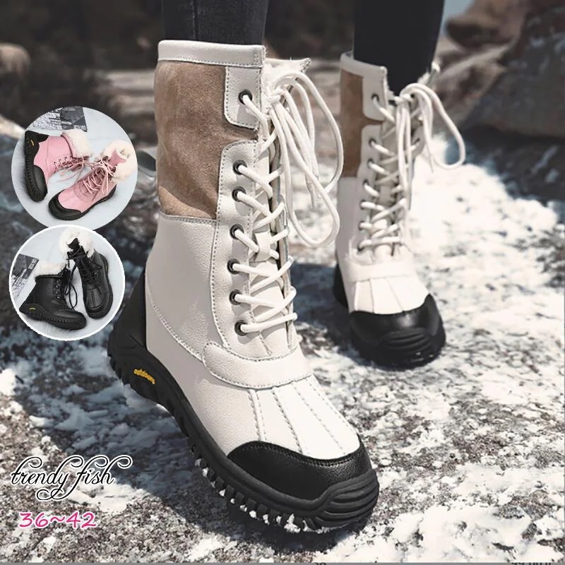 即納あり スノーブーツ レディース スノーシューズ 防寒 雪遊び 裏起毛 雪靴 冬靴 長靴 雪用 厚底 防寒靴 釣り 登山 アウトドア キャンプ 通学 通勤 あったか 大きいサイズ 旅行 カジュア