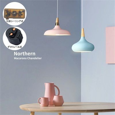 ペンダントライト 北欧 天井照明 照明器具 LED 和風笠 ダイニング キッチン リビング 居間 玄関 寝室 デザイナー E26 電球付 ダクトレール用 引掛シーリング用 工事不要 簡単設置 おすすめ