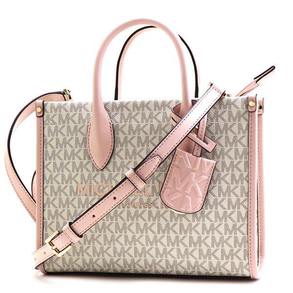 トートバッグ レディース 2Way ショルダーバッグ ミレラ シグネチャー ピンク系 35F2G7ZC5B PWD BLSH MLT