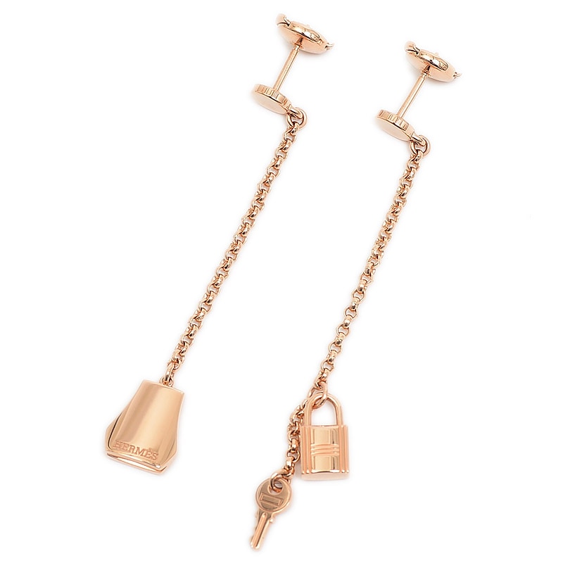 最新の激安 エルメス ピアス K18PG ピンクゴールド ピアス クロシェット ケリー ピアス 最新の激安 エルメス ピアス K18PG ピンクゴールド ピアス クロシェット ケリー ピアス