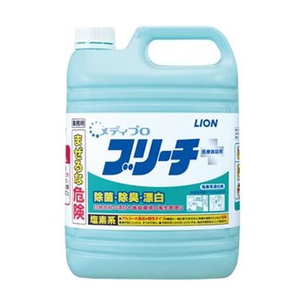 （まとめ）ライオン メディプロ ブリーチ 業務用5kg 1本[x10セット]