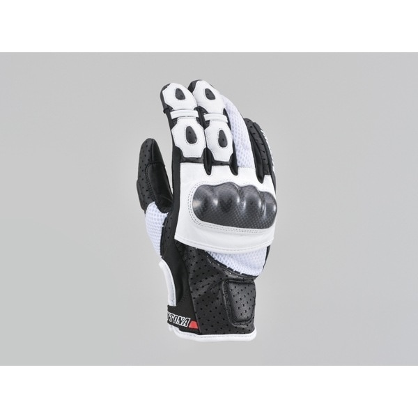 D15964 HenlyBegins HBG-053 スポーツメッシュグローブ ブラック/ホワイト L