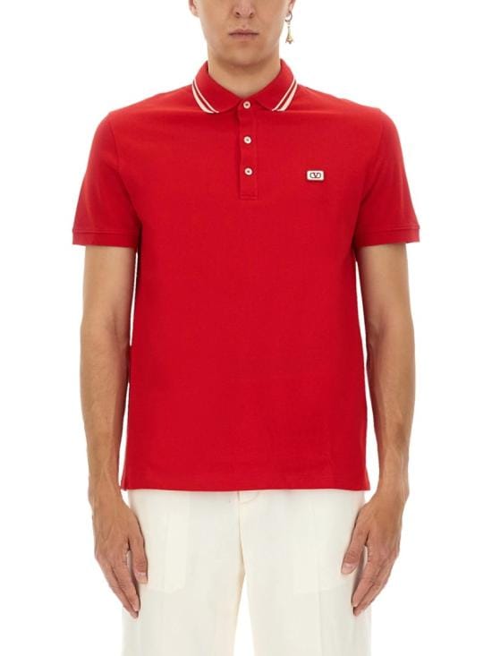 VALENTINO GARAVANI Men Polo Shirts 7V3MH01KAQK 157 Red