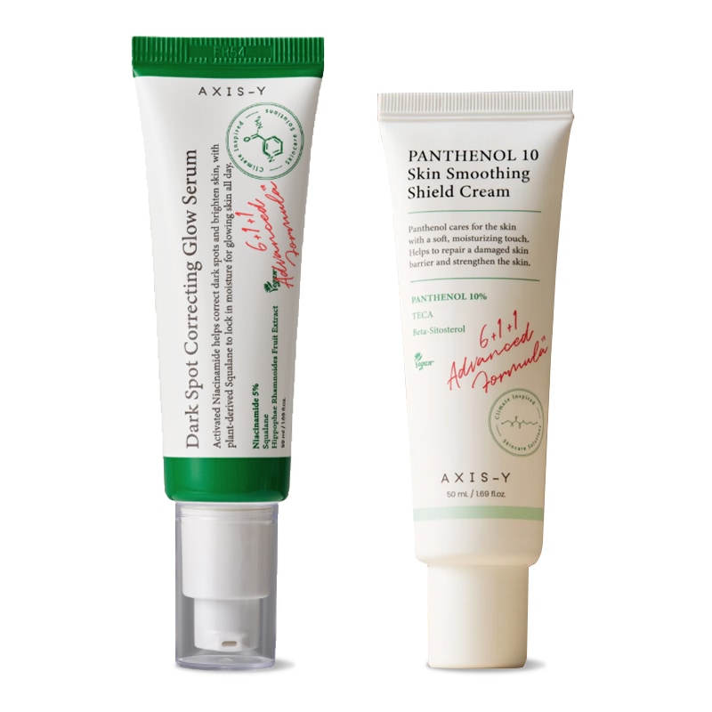 [AXIS Y]グローセラム50ml+パンテノールクリーム50mlセット/ダークス ポット補正グ ローセラム/6種類の植物由来原料 611 高度なフォーミュラ/ TECA 落ち着いた保湿ケア 5,091円