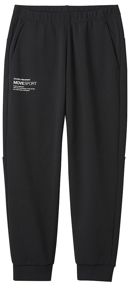 デサント DS-DMMWJG21-BK-O S．F．TECH ハーフゲージ オーセンティックロゴ テーパードジョガーパンツ(ブラックサイズ：O) DSDMMWJG21BKO