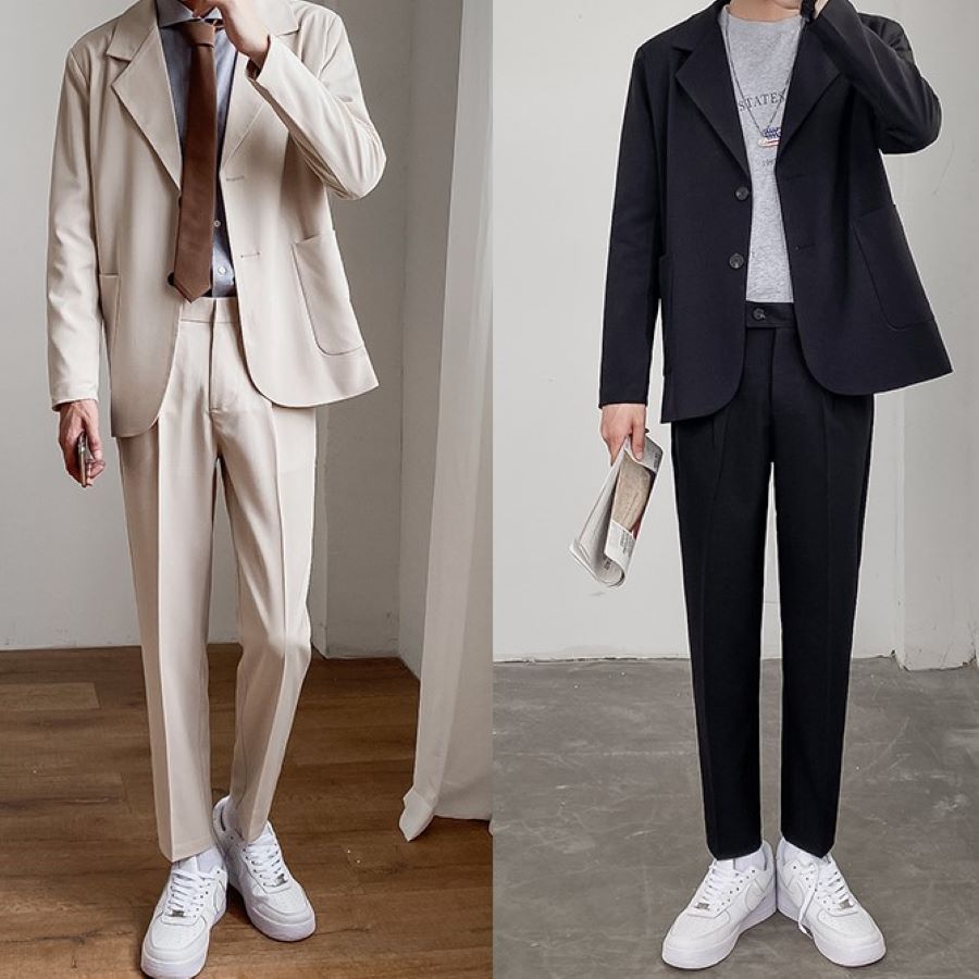 高品質新入 超人気 カジュアルスーツ メンズ セットアップ ビジネス 9958 5,653円