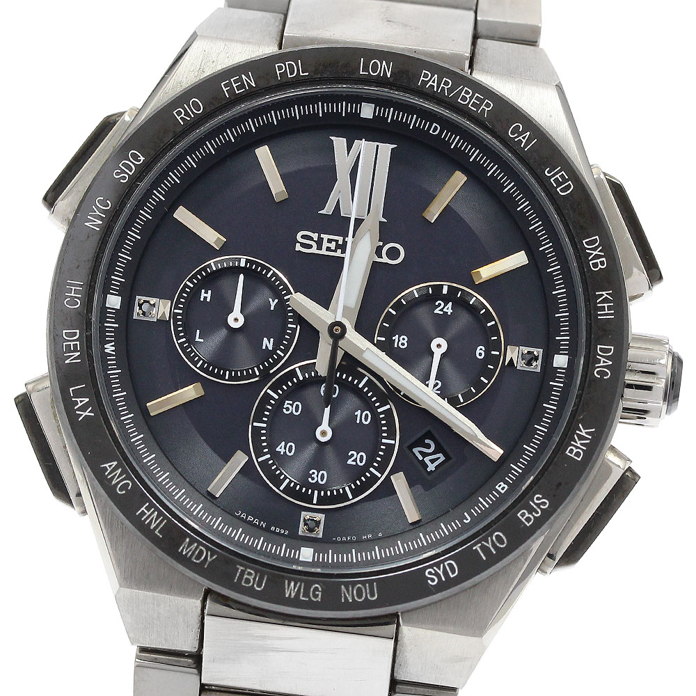 セイコー SEIKO SAGA209/8B92-0AF0 ブライツ フライト エキスパート ソーラー電波 メンズ 美品 箱・保証書付き_915365【中古】