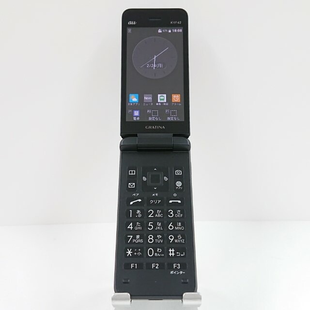 GRATINA KYF42 au ブラック 送料無料 本体 c10174 【中古】 6,966円