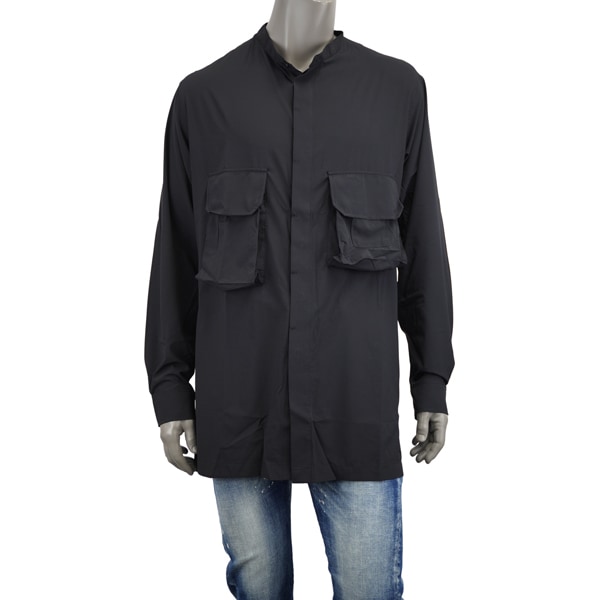 Y-3 ワイスリー UT OVERSHIRT /超軽量パフォーマンス 長袖シャツ/KS7855 BLACK
