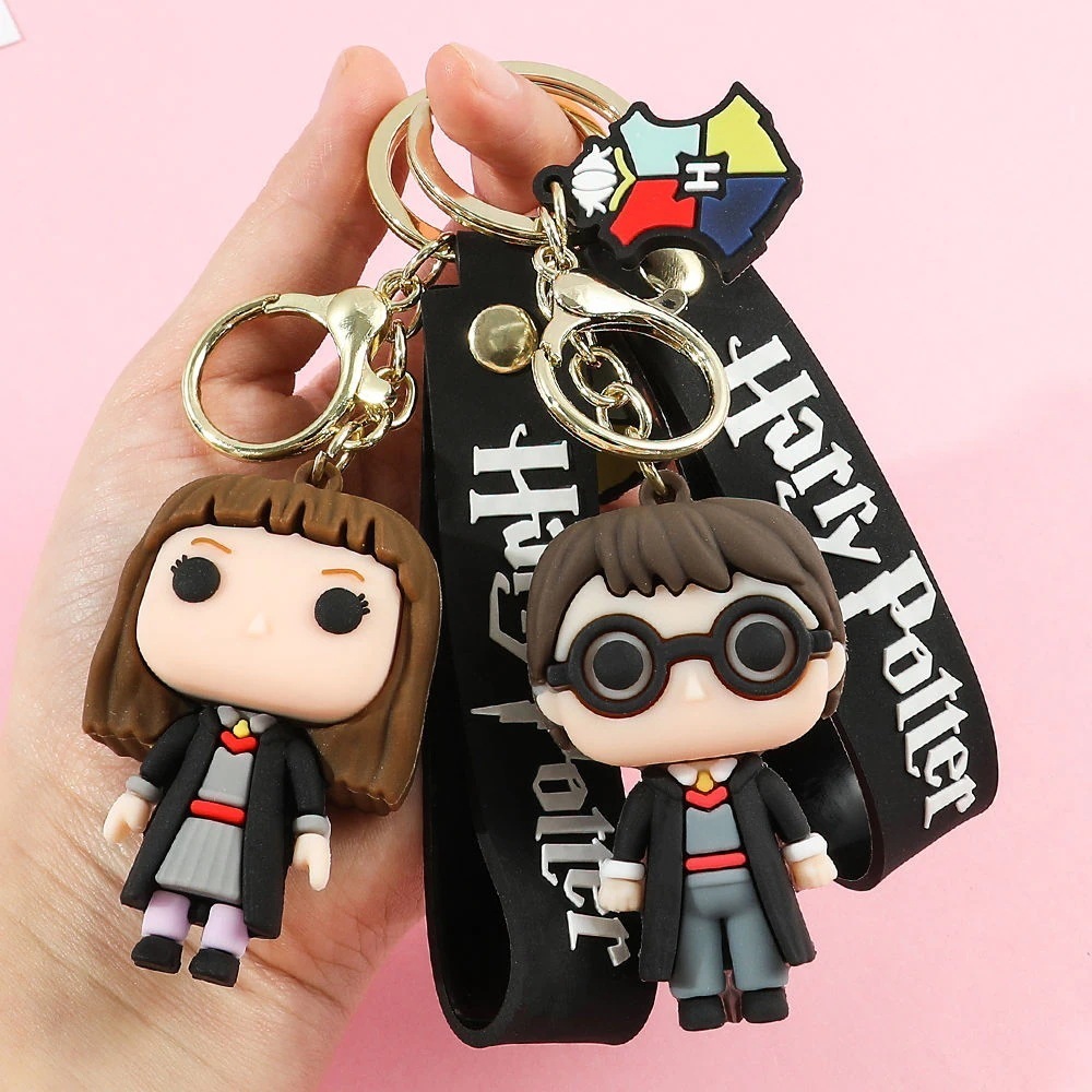 【1つ買うと10つ無料】ハーマイオニーストーリーカーハリーポッターキーホルダーかわいい人形キーホルダーバッグフィギュアペンダント