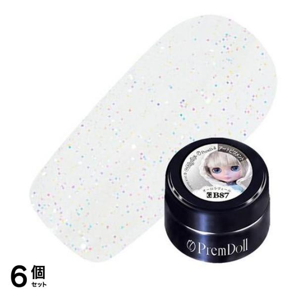 プリジェル プリムドールカラー×ブライス グリッター DOLL-B87 オーロラヴェール 3g 6個セット