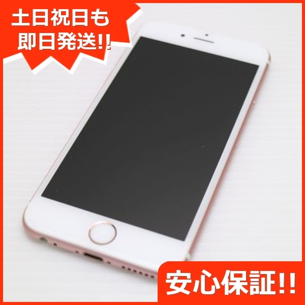 新品同様 SIMフリー iPhone6S 16GB ローズゴールド 78