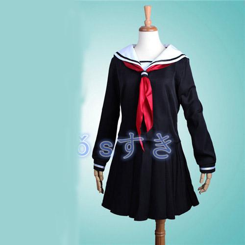 【新品開催 】コスプレ衣装 地獄少女 じごくしょうじょ 閻魔あい セラー服 COS 高品質 新品 Cosplay アニメ コスチューム