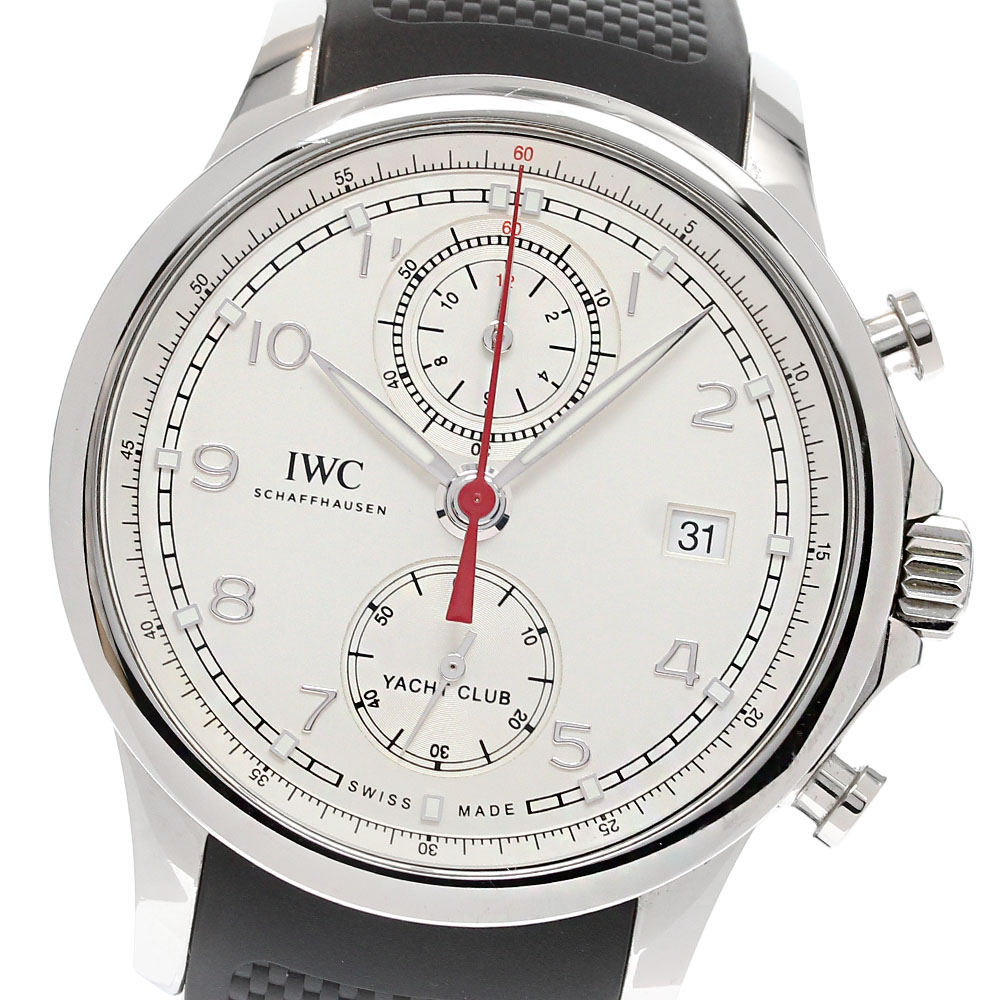 IWC IWC SCHAFFHAUSEN IW390502 ポルトギーゼ ヨットクラブ クロノグラフ 自動巻き メンズ 保証書付き_839550【中古】