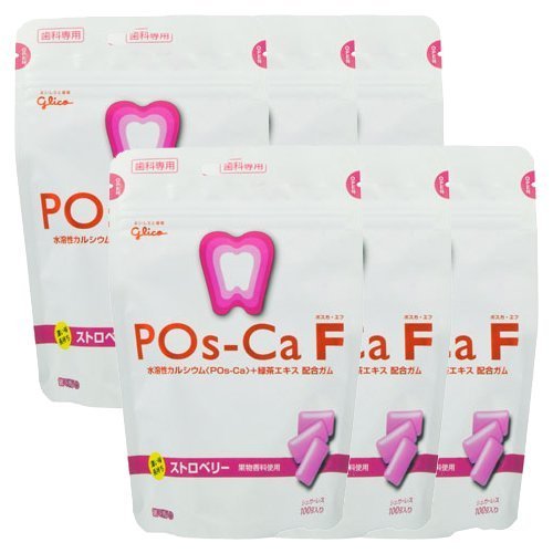 歯科専用 ポスカ ・ エフ POs-Ca F パウチタイプ 100ｇ × 6袋 ストロベリー 6,501円