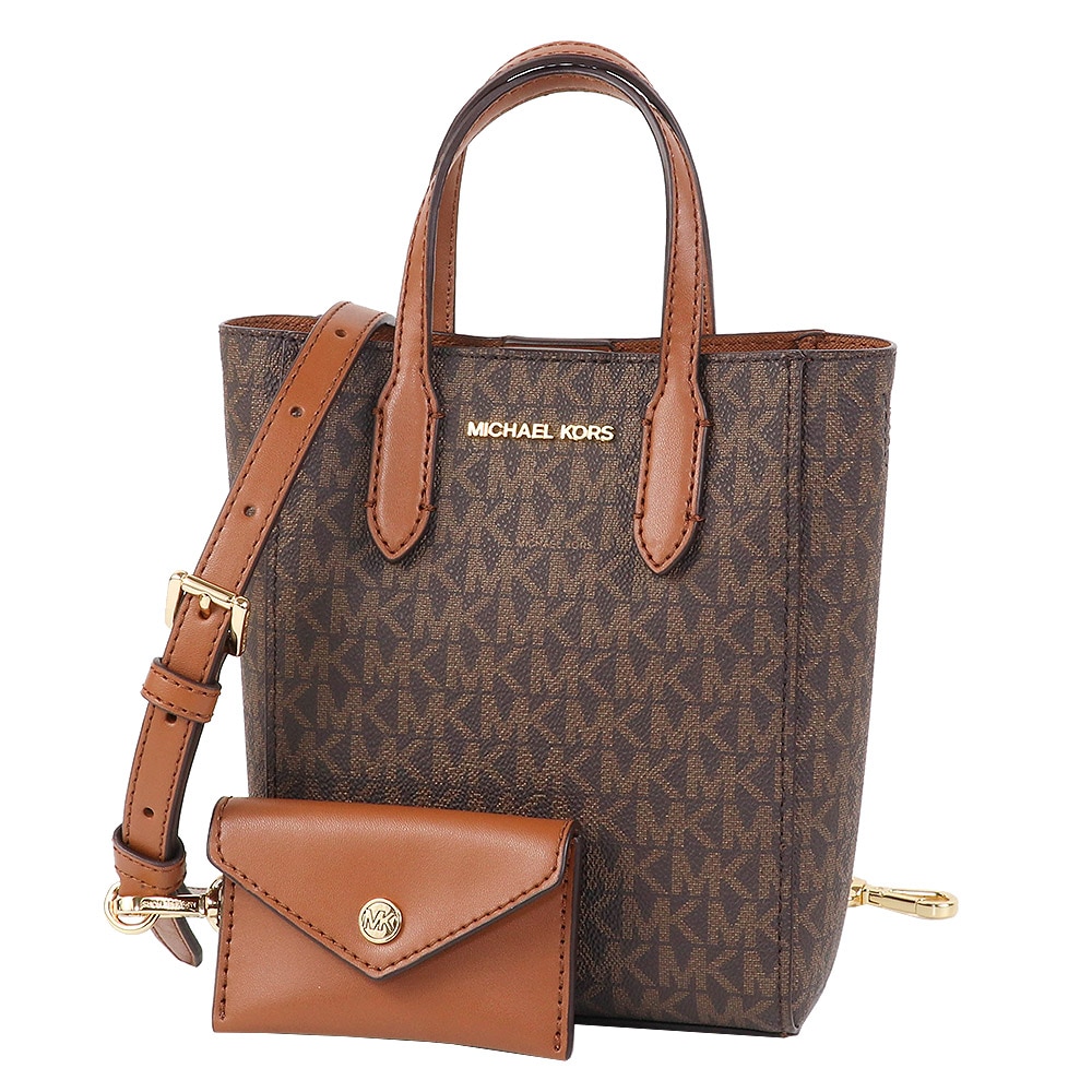 バッグ ショルダーバッグ 35F4G2VC0B BROWN シグネチャー 2way ミニバッグ アウトレット レディース 新作