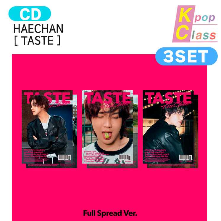 国内発送 HAECHAN Full Spread Ver. [ TASTE ] 3種セット 1st Album / 1次予約