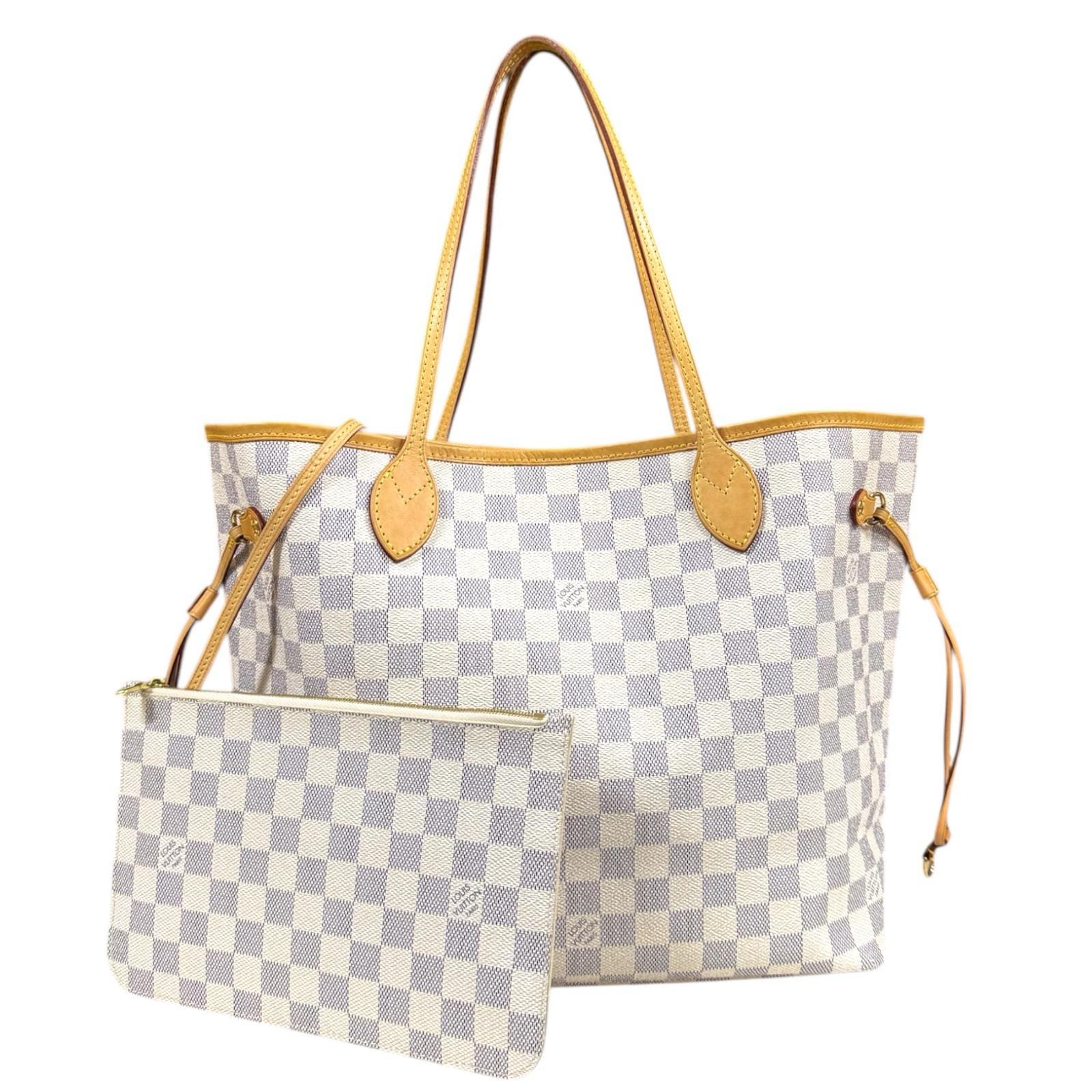 ルイヴィトン ネヴァーフルMM ダミエアズール トートバッグ ダミエアズールキャンバス N51107 LOUIS VUITTON 中古