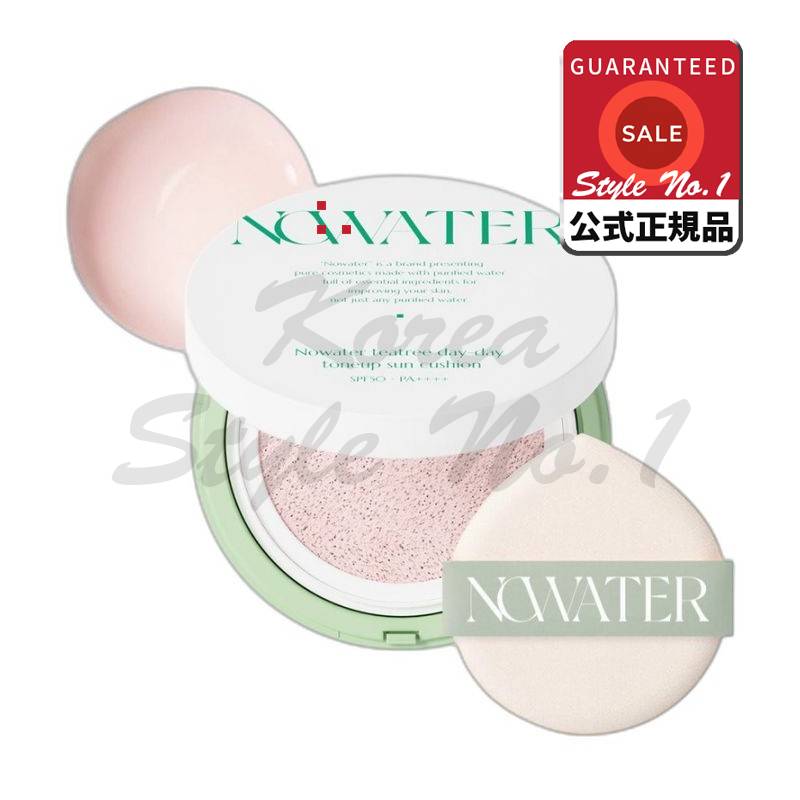 ノーウォーターティーツリーデイデイトーンアップクッションSPF 50+ PA++++ 1号ロマンチックライト1号ロマンチックライト本品25g