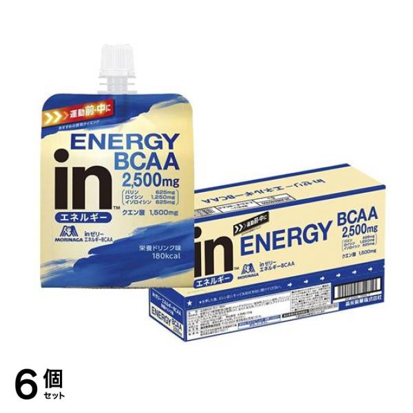 inゼリー エネルギー BCAA 栄養ドリンク味 1080g (180g×6個入) 6個セット