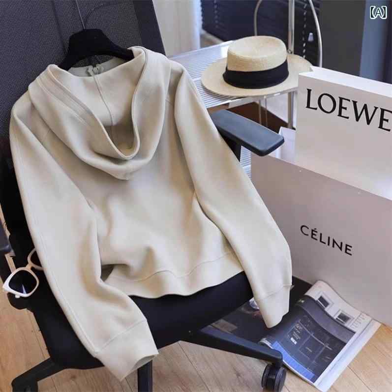 秋冬 レディース パーカー 2025 春 フード付き セーター ジャケット レディース 韓国 ゆったり カジュアル パーカー ジッパー カーディガン トップス