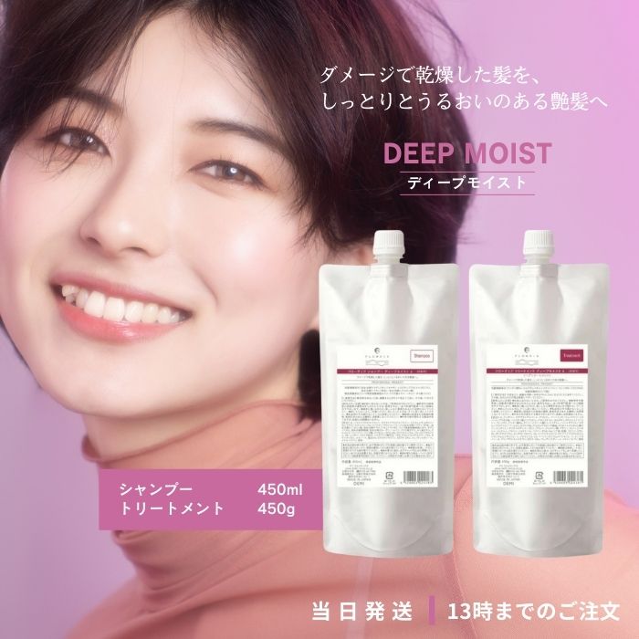 デミ フローディア シャンプー ディープモイスト 450ml &トリートメント 450g 詰替用セット ヘアケア 脱毛 脱臭 さらさら