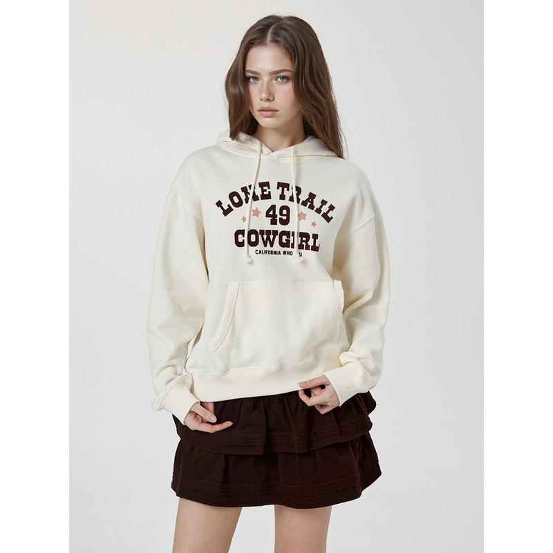WHMHG2221F スターフィールド水原店 女性 Western Printing Hoodie