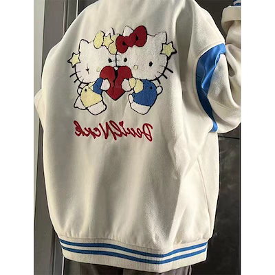 ハローキティ　Hello Kitty スタジャン　L キティちゃん30周年記念のスタジャン Hello kitty
