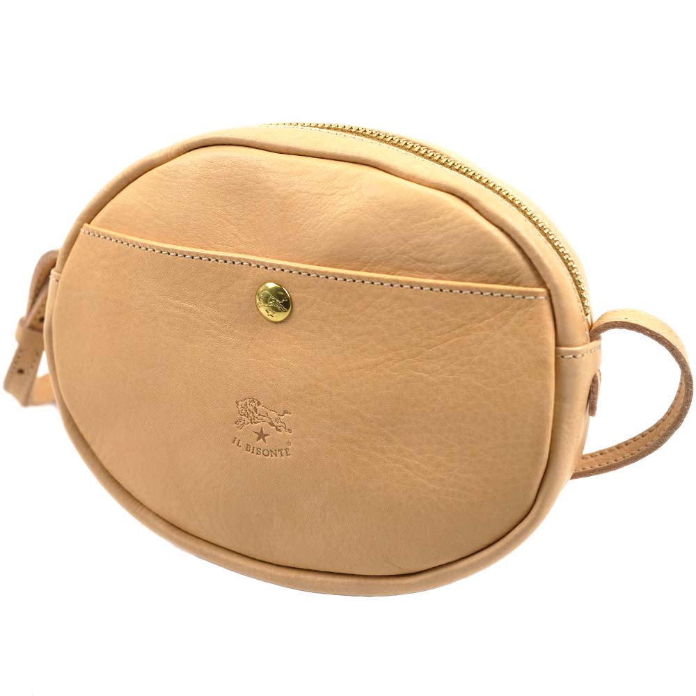 イルビゾンテ IL BISONTE ショルダーバッグ NATURALE ナチュラル BCR242-PVX001-NA128B BCR242 PVX001 NA128B