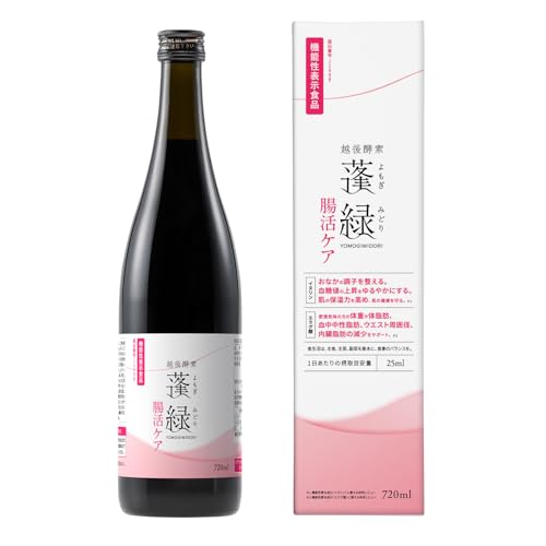 越後酵素蓬緑 腸活ケア 720ml×1本 腸活 腸内環境を整える イヌリン エラグ酸 (720ml×1)