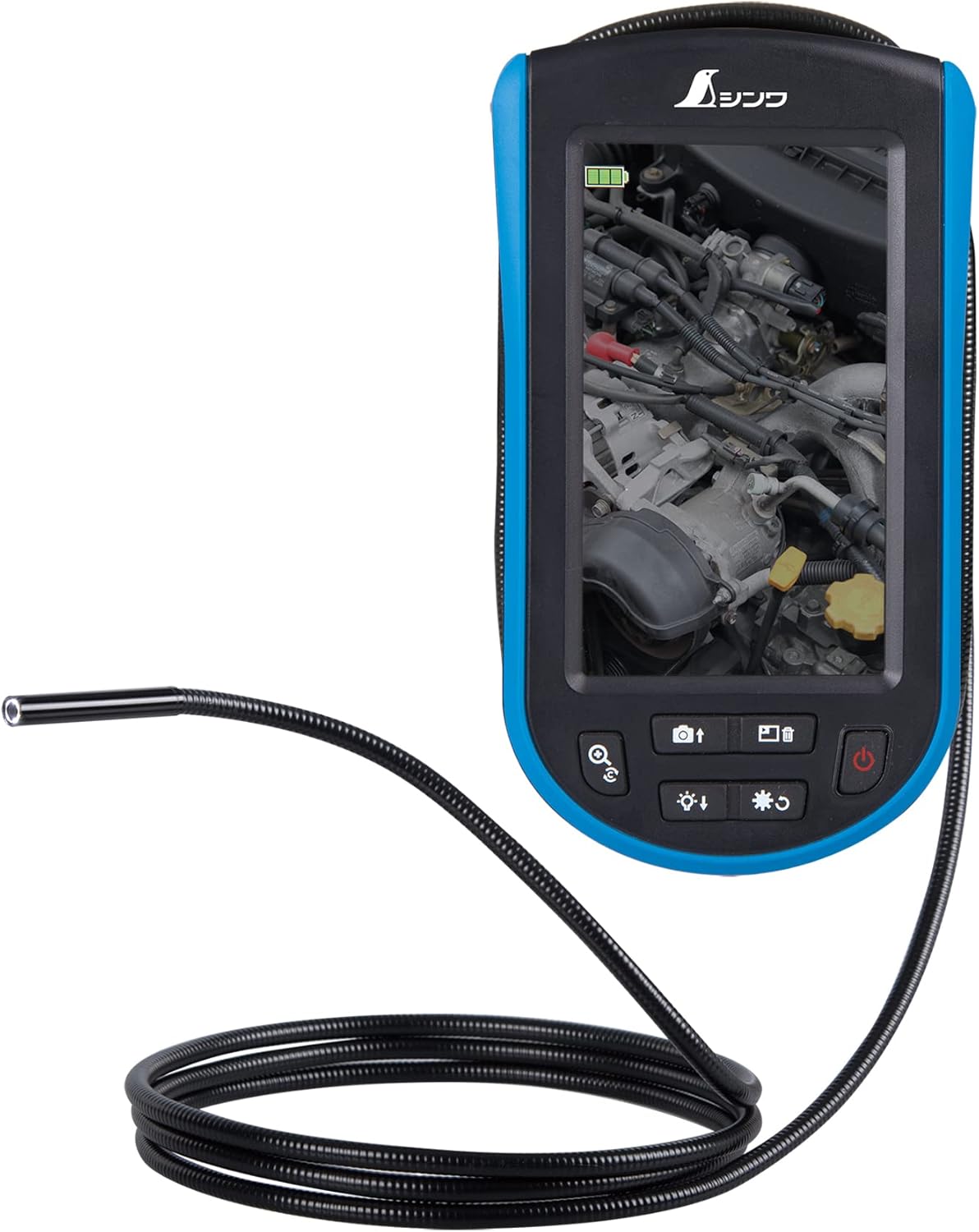 シンワ測定(Shinwa Sokutei) モニタリングスコープ E 3ｍ φ5.2 ポータブル4.3インチ液晶 74190