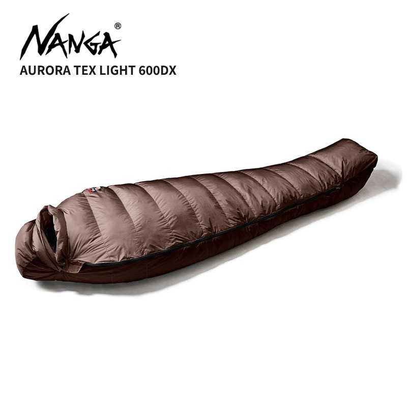 ナンガ 寝袋 ダウンシュラフ NANGA オーロラテックス ライト600 DX AURORA TEX light 600 DX ダウン 羽毛 ロングサイズ 防水