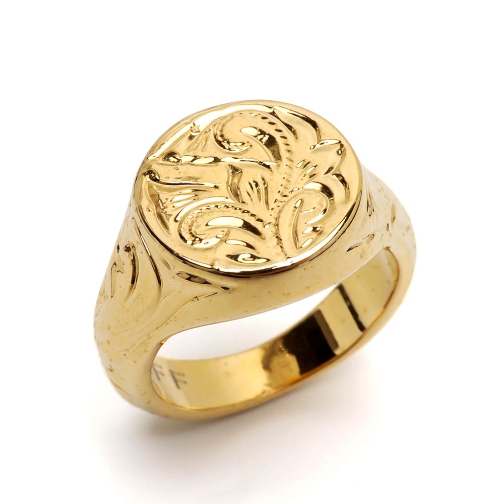 BFF 印台リング カレイキニ [bffr007-g-s]