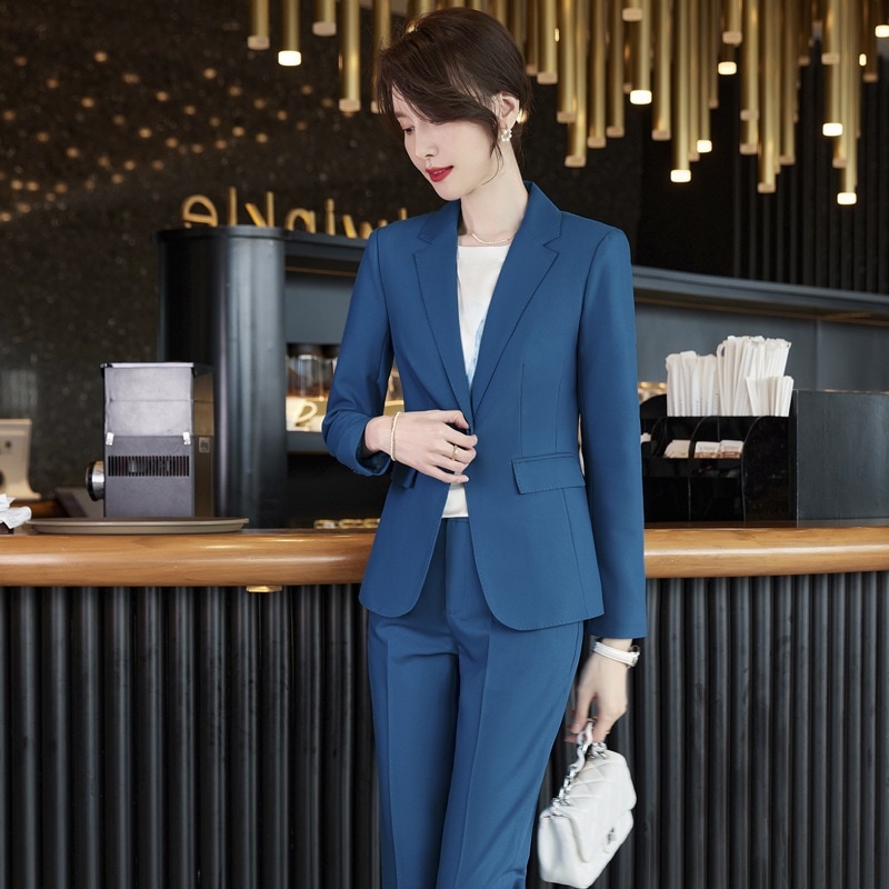 涼しく楽ちんセットアップ セットアップ 韓国ファッション スーツ 春秋 スーツジャケット 韓国 ワンピース プロフェッショナルウェア 皺防止 ドレープ感 二点セット