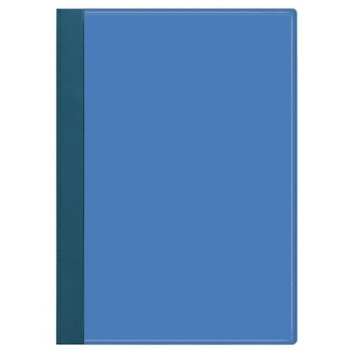 （まとめ買い）レポートファイルW A4縦 ブルー No.33 BL [x10]
