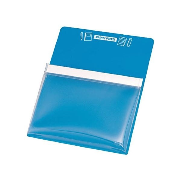 （まとめ） TRUSCO マグネットポケットB5用青 MGP-B5-B 1枚 [x5セット]