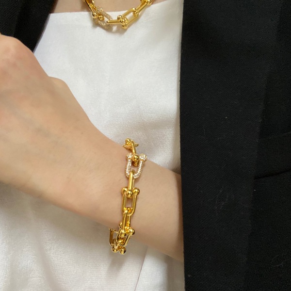 送料0円! 韓ファッション + ブリス 24Kメッキブレスレット(acc283) 5,433円