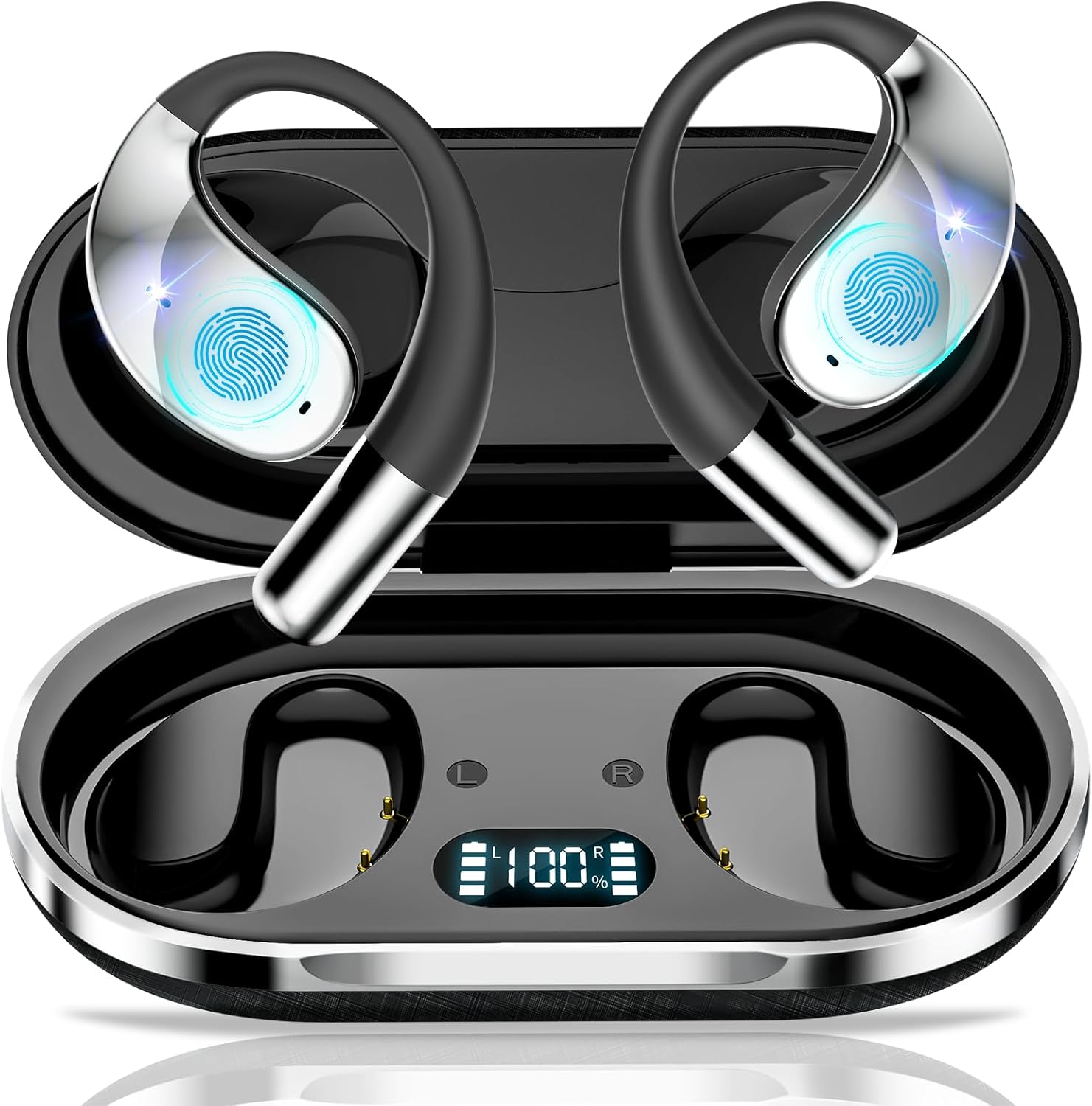 イヤホン bluetooth【2025新登場 イヤホン翻訳機】耳を塞がない ワイヤレス 115言語対応 双方向同時通訳 音声翻訳機 高精度 通訳機 軽量 防水 Hi-Fi音質 8時間連続再生 自動ペア 4,593円