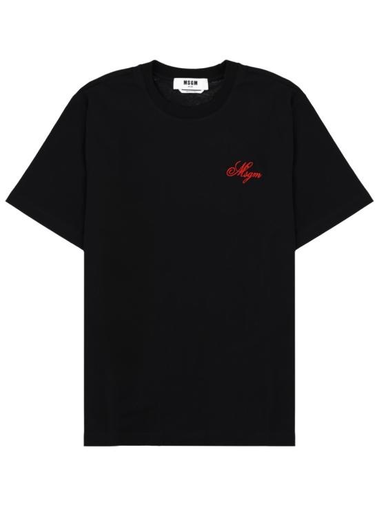 MSGM Men T-Shirts 4040MM123D 26700299 BLACK