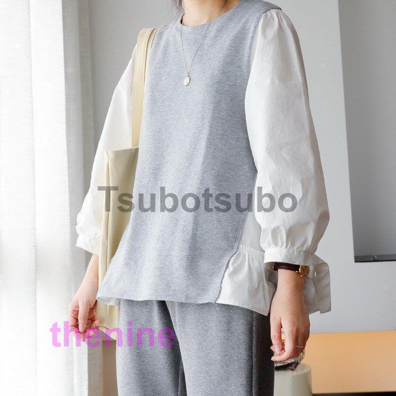 安い商品 今日だけ シャツ レディース ドッキング ブラウス 長袖 チュニック トップス 春 秋 アウター 花柄 大きサイズ 体型カバー 20代 30代 おしゃれ 通勤 韓国風 OL ギフトポイント