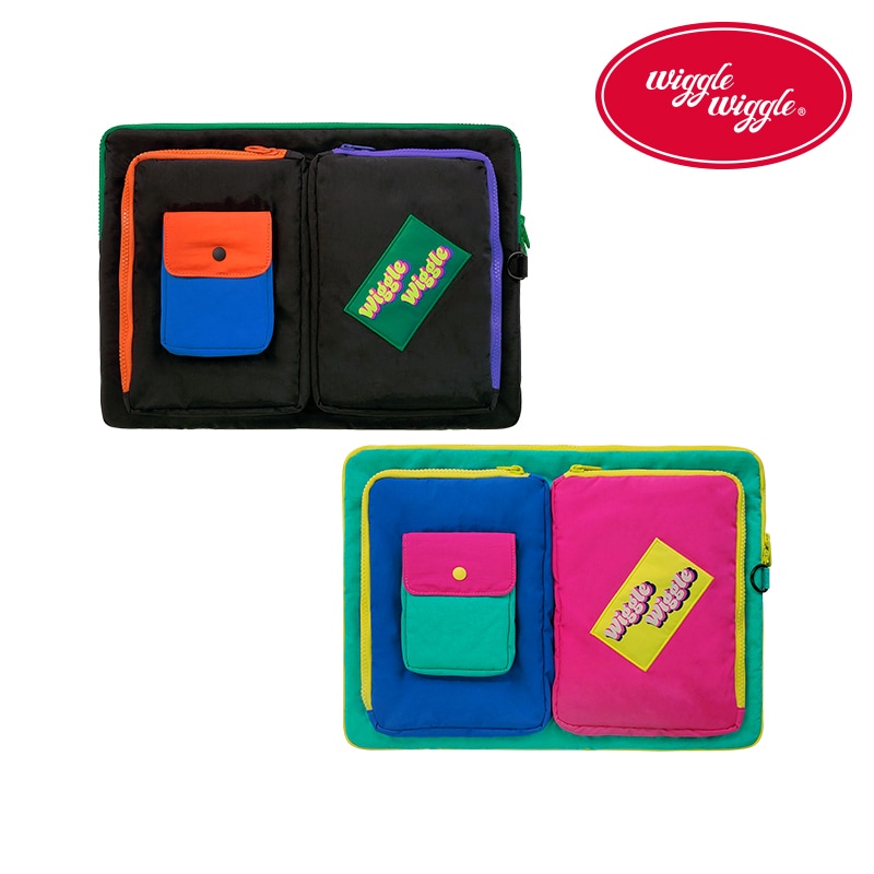 [選択1] wiggle wiggleポケット付きノートパソコンケース #パソコンケース #パソコン用バッグ 6,803円