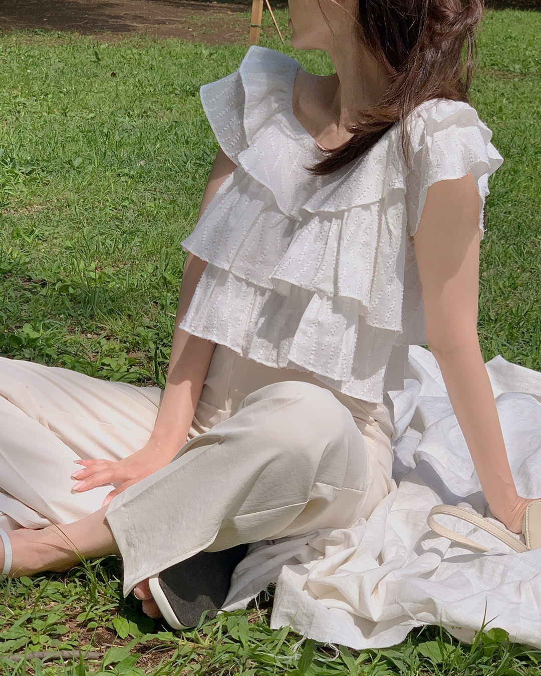 ルボフリルブラウス韓国ファッション レディース 5,737円